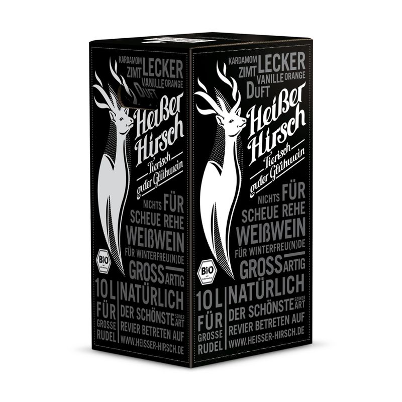 HEISSER HIRSCH HEISSER HIRSCH - Tierisch guter Glühwein (10 l, weiß) - Produktbild