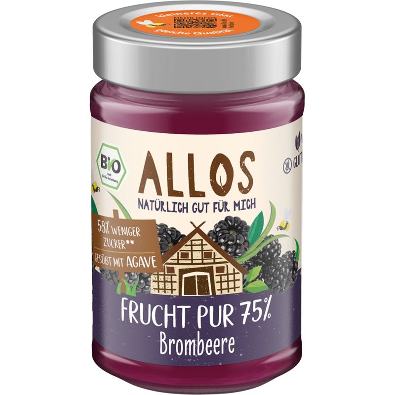 Allos Frucht Pur 75% Brombeere - Produktbild