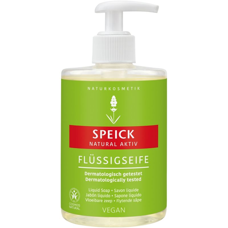 Speick Speick Natural Aktiv Flüssigseife, Seifenspender - Produktbild