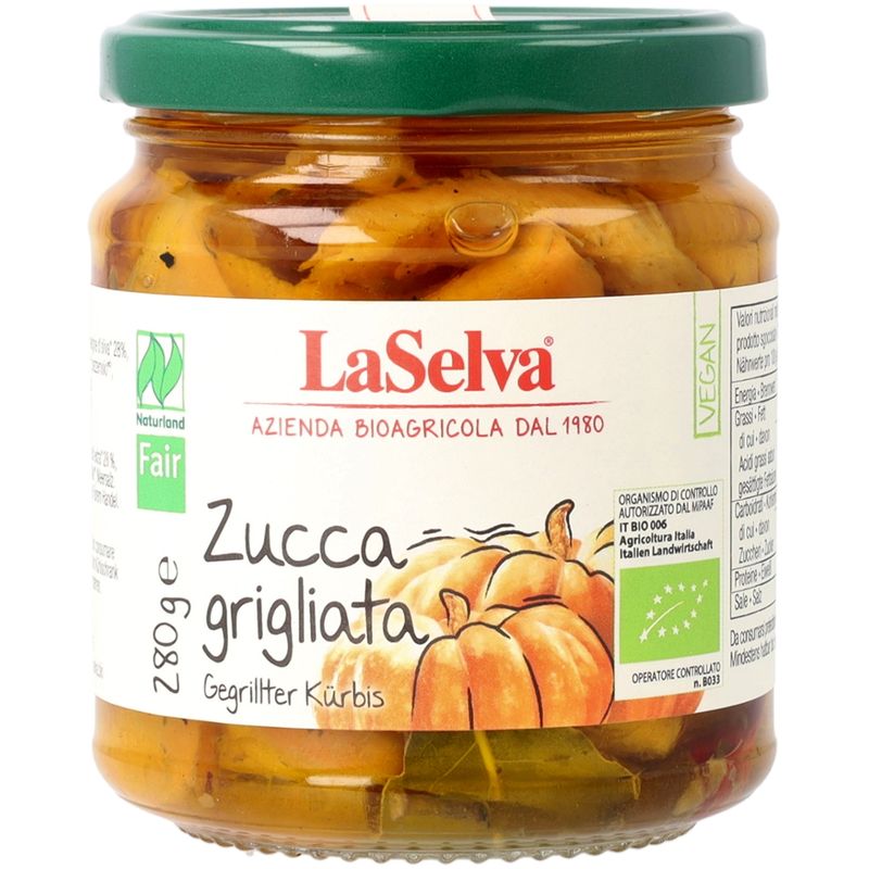 LaSelva Gegrillter Kürbis in Olivenöl - Produktbild