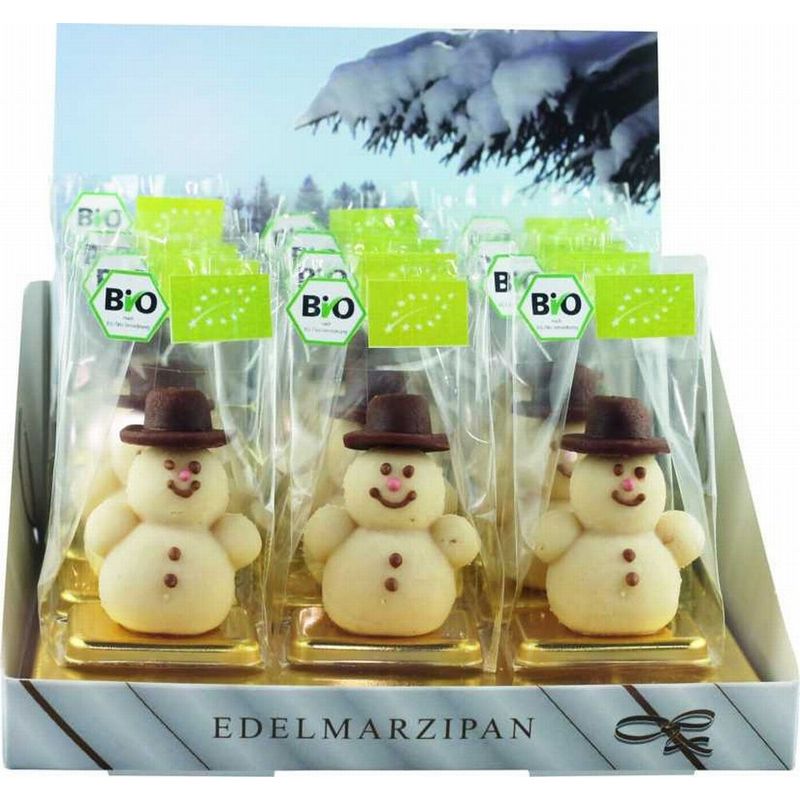 Funsch Marzipan BIO Schneemann - Produktbild