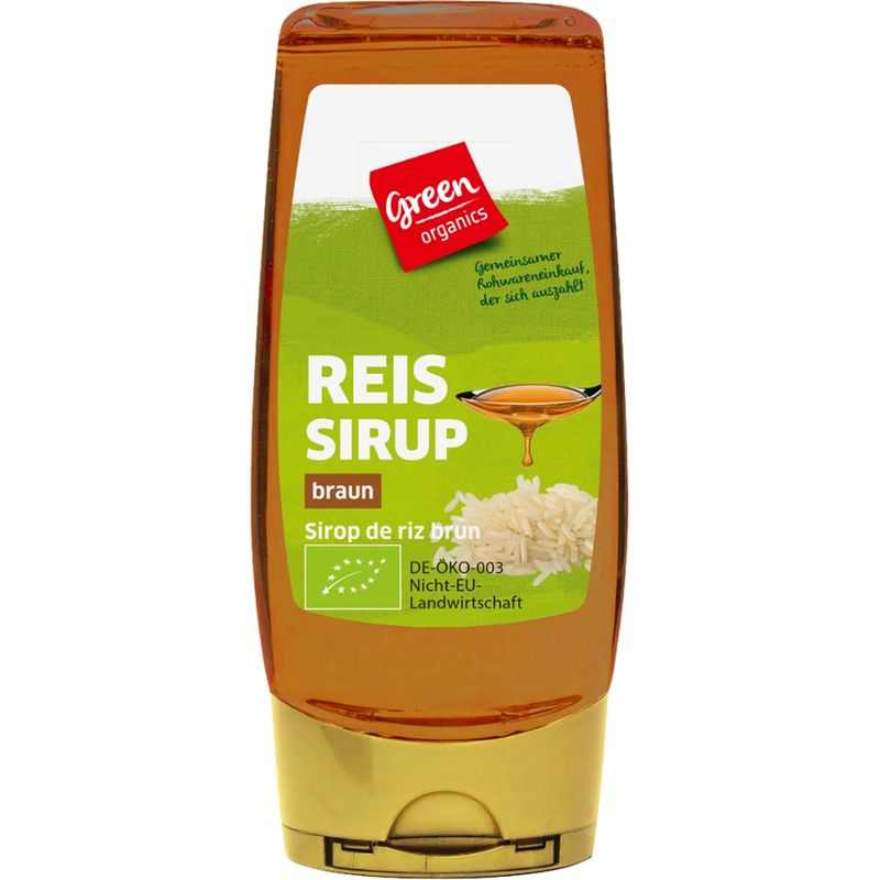greenorganics Reissirup braun 180 ml - Produktbild