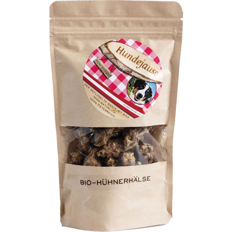 Hundejause Hundejause Bio-Hühner JausenHälse Hunde-Leckerli 150g - Produktbild