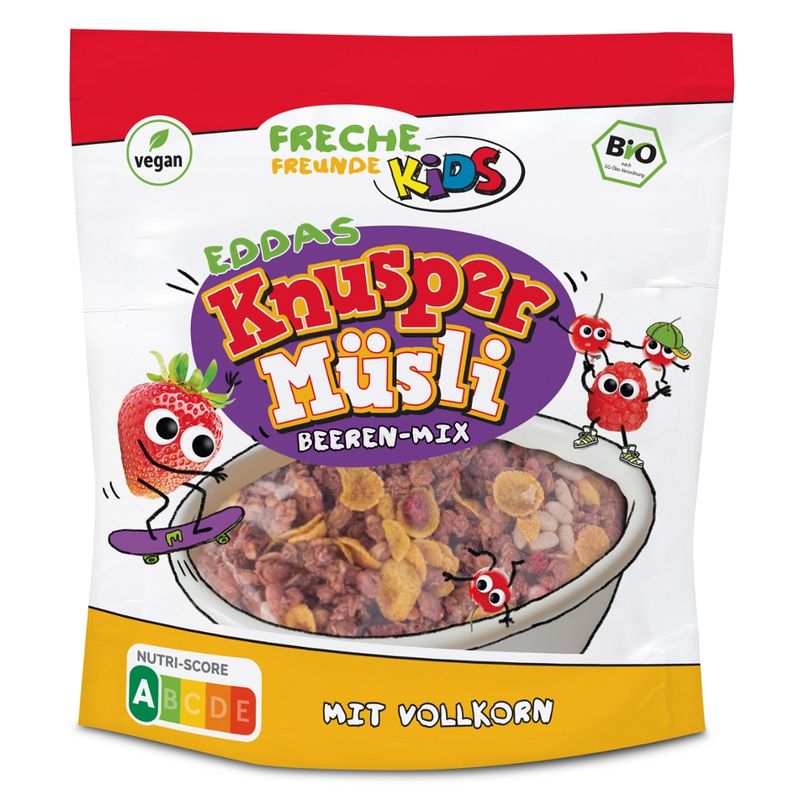 Freche Freunde Freche Freunde Kids Bio Knusper Müsli - Beeren-Mix 280g - Produktbild