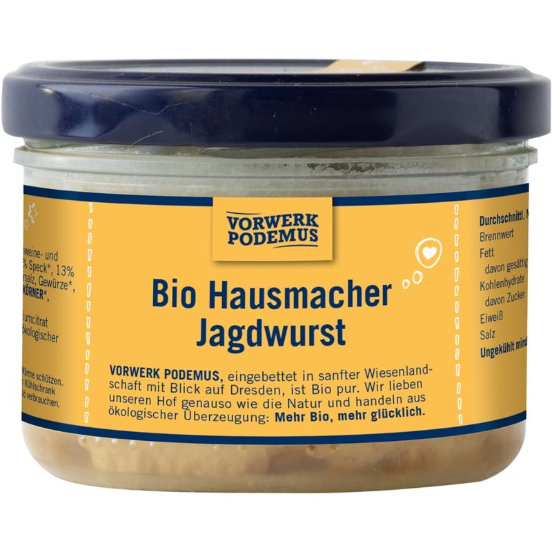 Vorwerk Podemus Bio Hausmacher Jagdwurst - Produktbild