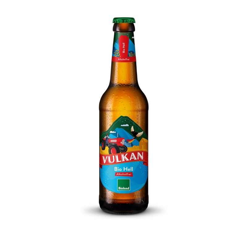 VULKAN Vulkan BIO Hell alkoholfrei 0,33l LN - Produktbild