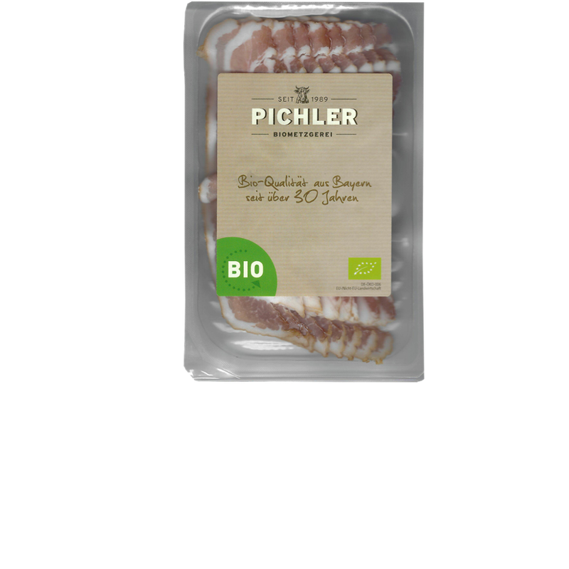 Biometzgerei Pichler Frühstücksspeck dünn geschnitten - Produktbild
