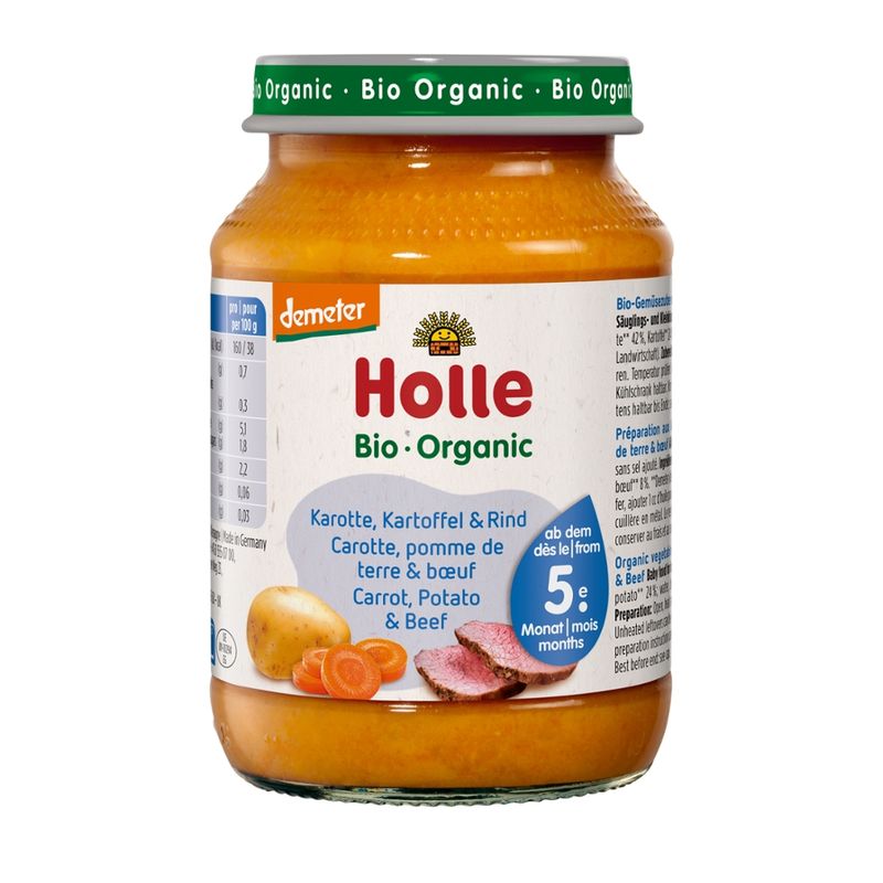Holle  Karotte, Kartoffel & Rind - Produktbild