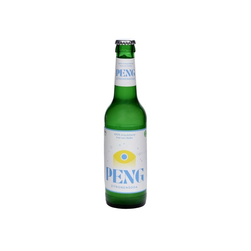 PENG PENG Bio-Zitronensoda 330ml Mehrwegflasche - Produktbild