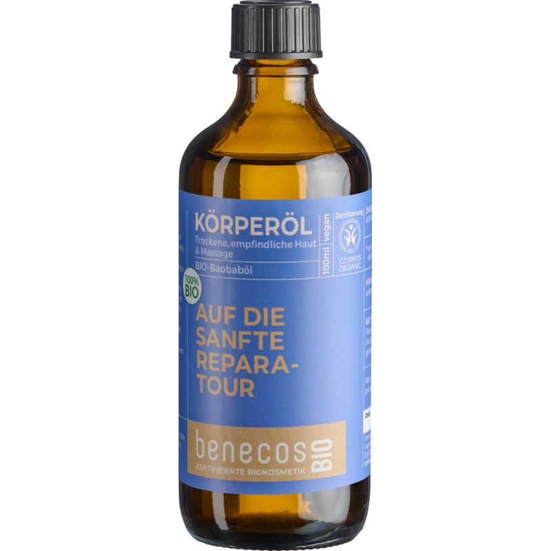 benecos benecosBIO Körperöl Bio-Baobaböl - AUF DIE SANFTE REPARA-TOUR - Produktbild