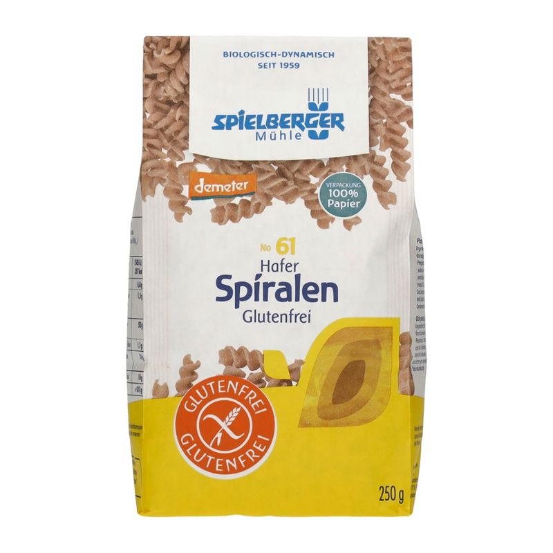 Spielberger Mühle Hafer Spiralen, glutenfrei, demeter - Produktbild