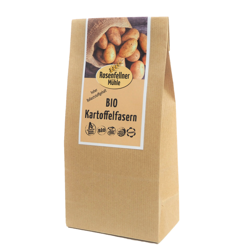 Rosenfellner Mühle & Naturkost Bio Kartoffelfasern 250g 99% Ballaststoffe - Produktbild