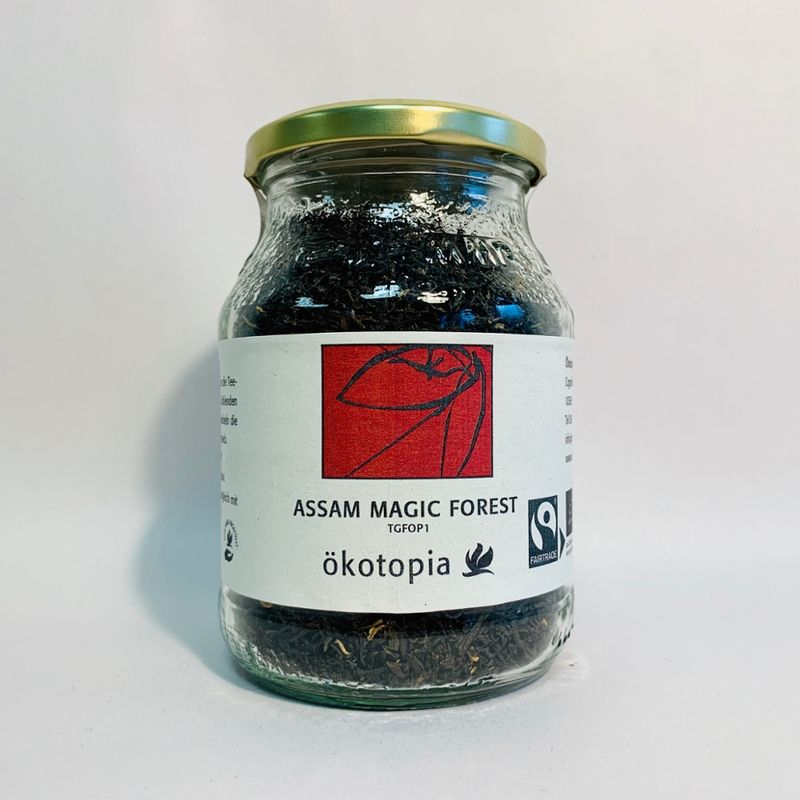 Ökotopia  Assam Magic Forest kbA im Glas 150 g - Produktbild