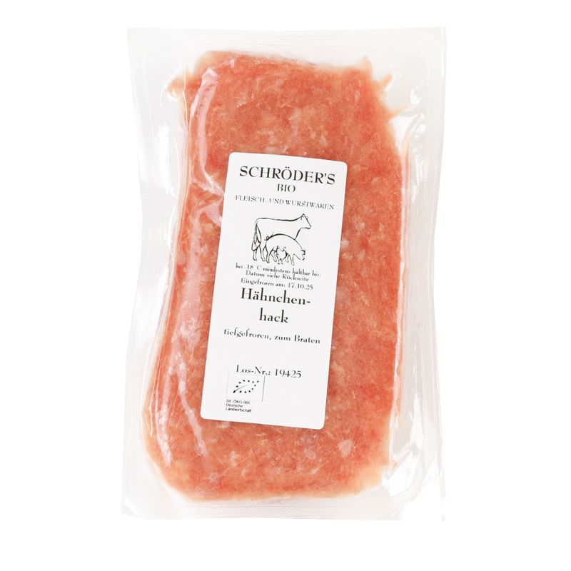 Schröder's Bio Fleisch- und Wurstwaren Hähnchenhackh 300 g TK - Produktbild