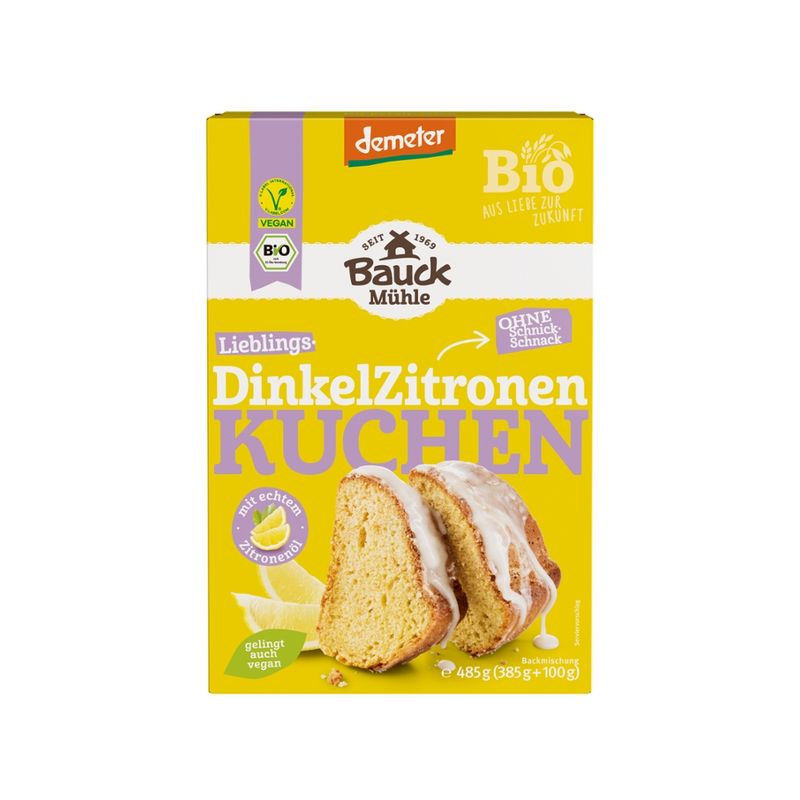 Bauck Mühle Dinkel Zitronenkuchen Demeter - Produktbild