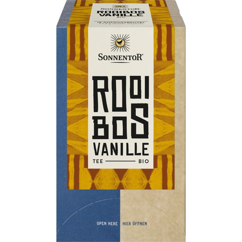 Sonnentor Rooibos Vanille Tee, Doppelkammerbeutel - Produktbild