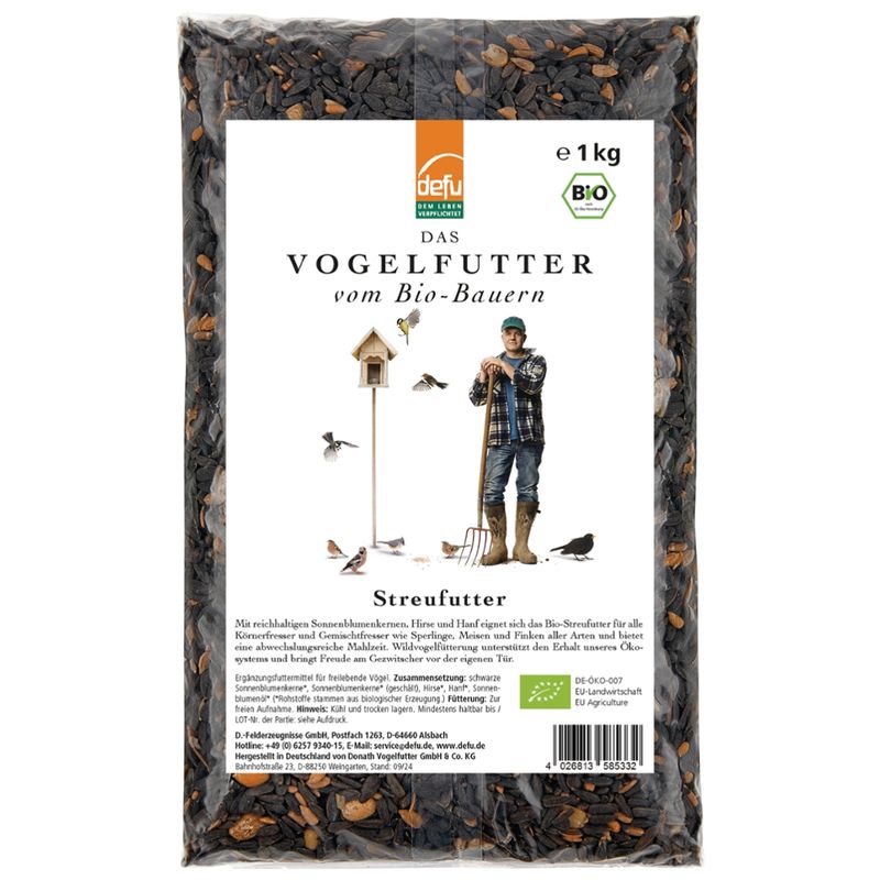 defu - Das Tierfutter vom Bio-Bauern Streufutter - Produktbild