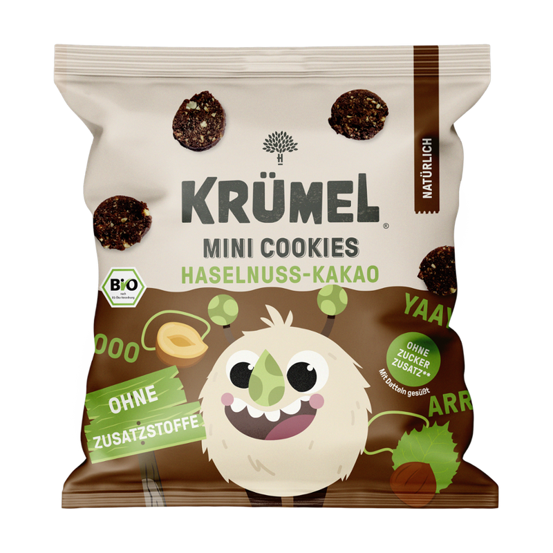 Krümel Krümel Bio Soft Cookies Haselnuss-Kakao - Produktbild