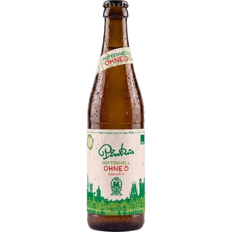 Pinkus Pinkus HopfenHell Alkoholfrei 24er - Produktbild