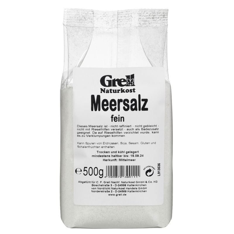 Grell Naturkost Meersalz fein - Produktbild