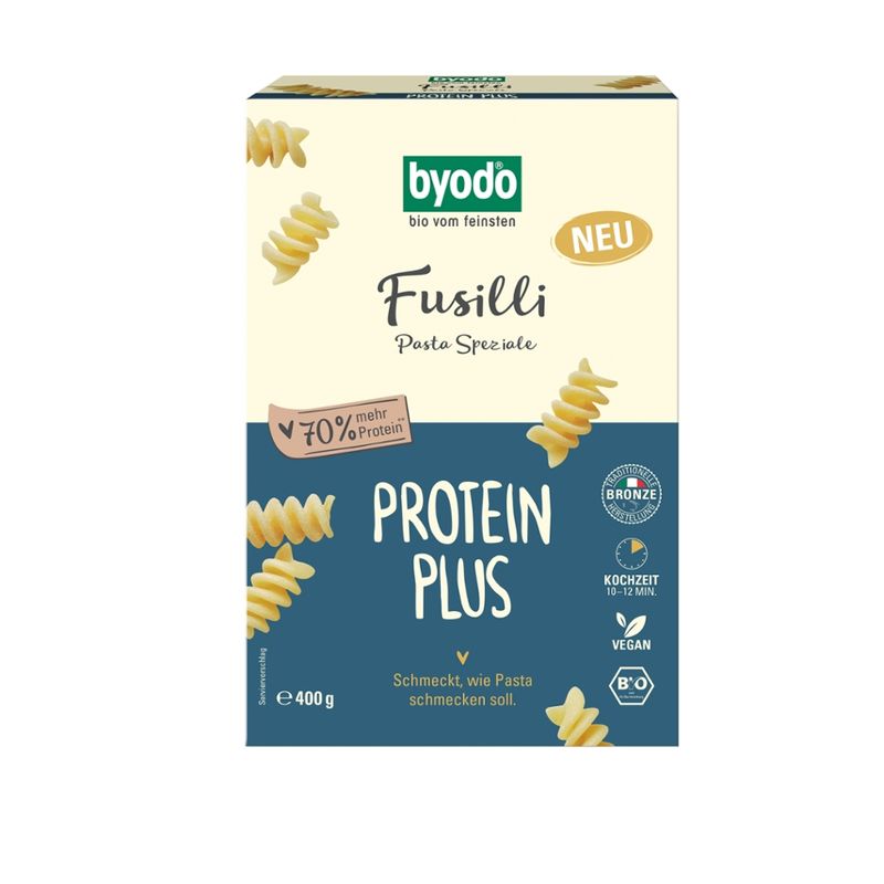 Byodo Byodo Protein PLUS Fusilli, 400g - Produktbild