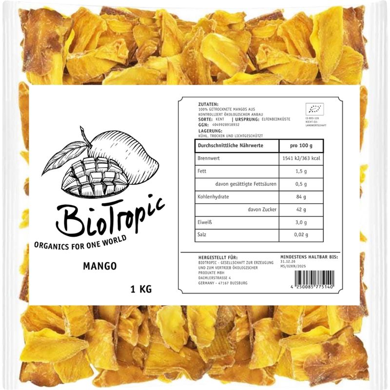 Biotropic Mangostücke - Produktbild