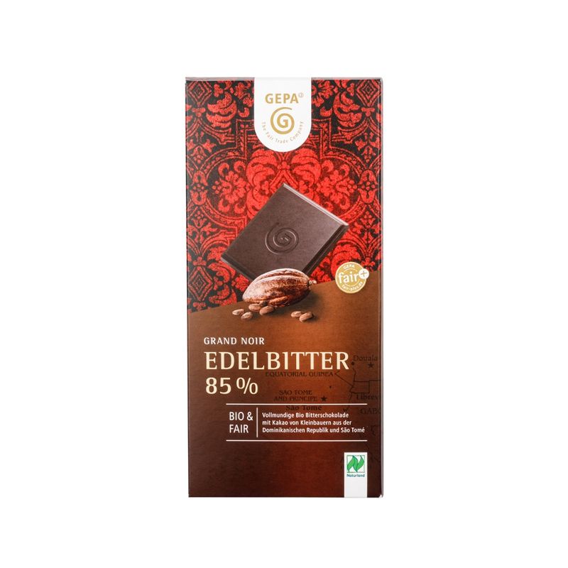 GEPA - The Fair Trade Company Edelbitter 85% - Produktbild