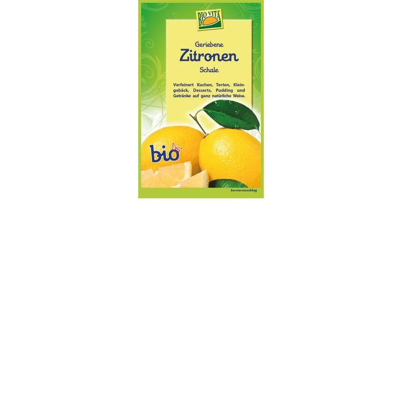 BIOVITA Geriebene Zitronenschale bio - Produktbild