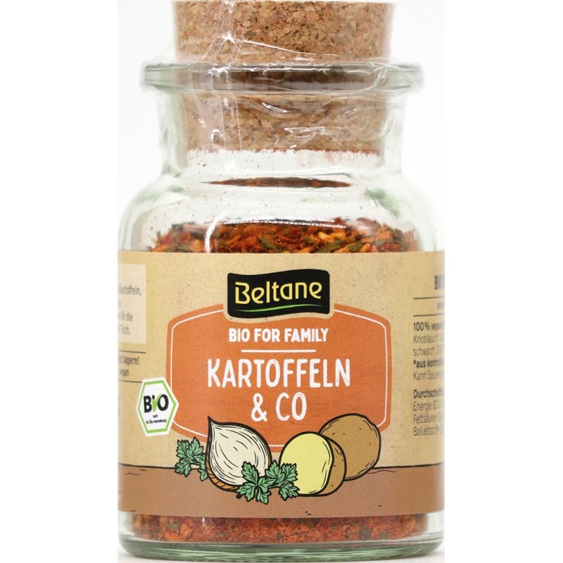 Beltane Beltane Bio for Family Kartfoffeln & Co. Korkenglas, vegan, glutenfr, lactosefr - Produktbild