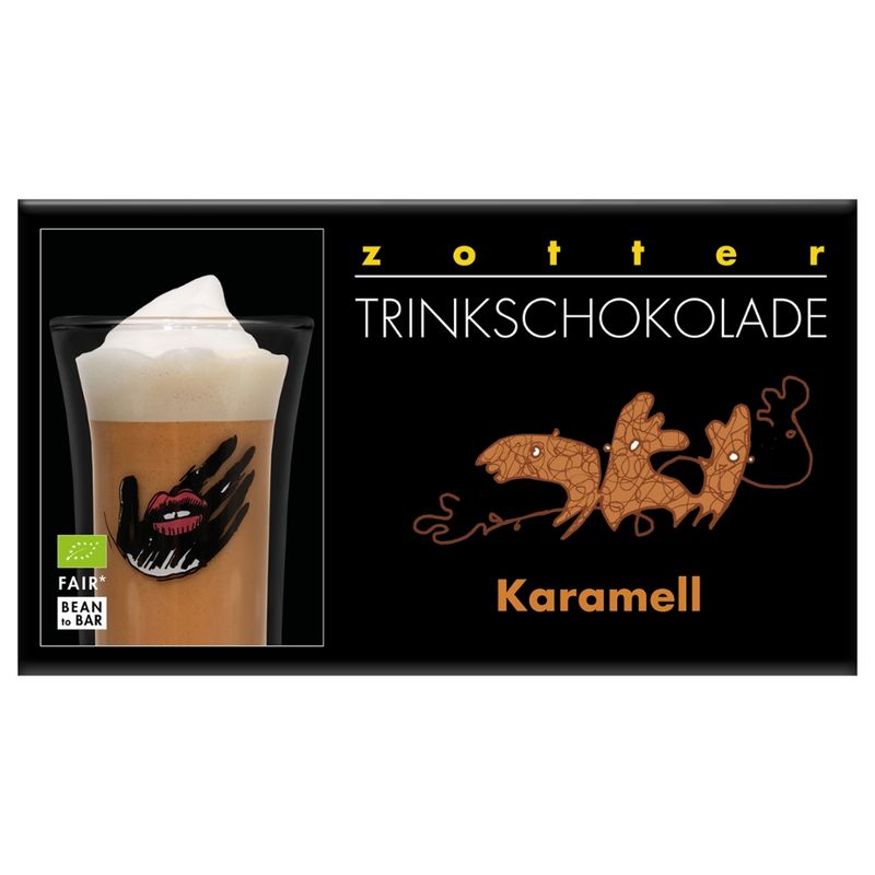 Zotter Schokolade Trinkschokolade – Karamell - Produktbild