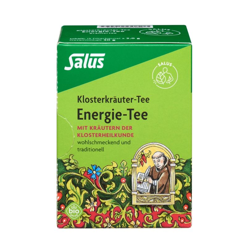 Salus® Salus® Energie-Tee Klosterkräuter-Tee bio 15 FB - Produktbild