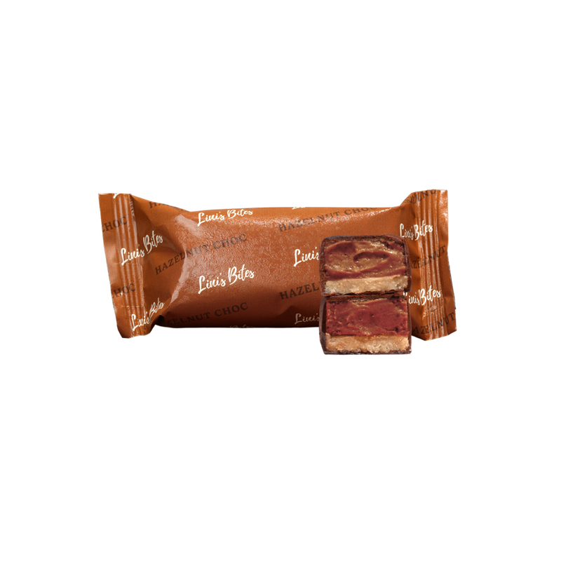 Lini's Bites Bio Ice Cream Bars - Hazelnut Choc (4er Box) - Produktbild