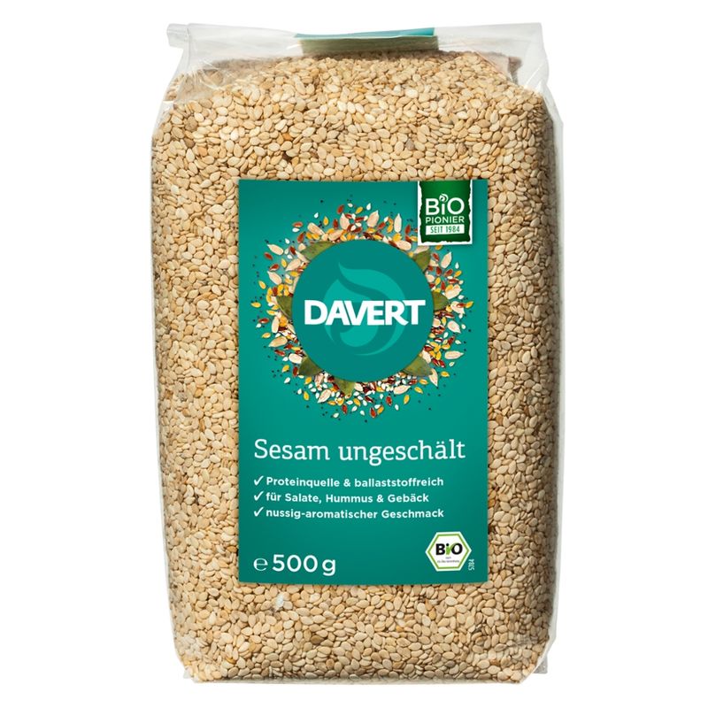 Davert Sesam ungeschält 500g - Produktbild