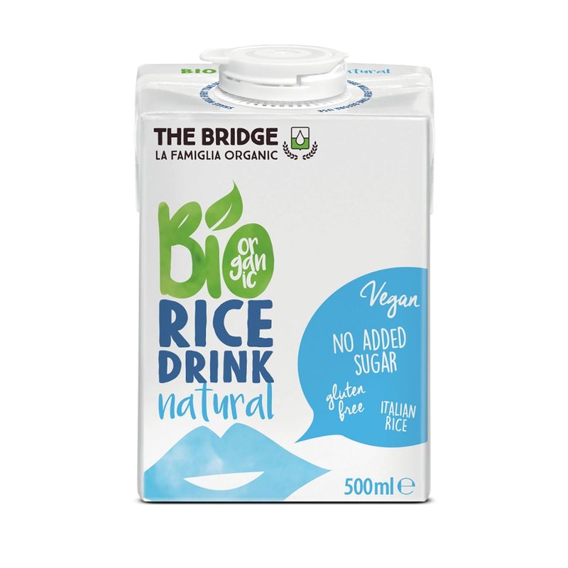THE BRIDGE BIO BIO RICE DRINK NATURAL 500 ML - Produktbild