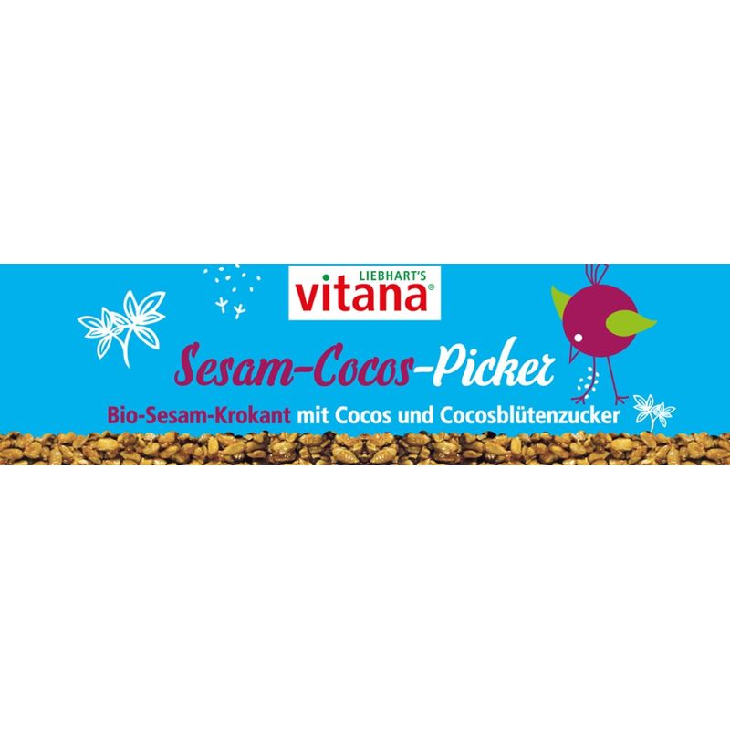 vitana Gesunde Ernährung Bio Sesam Krokant Cocos - Produktbild
