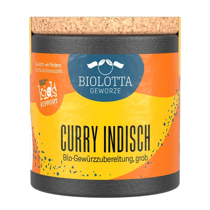Biolotta Biolotta Korkdose BL Curry indisch grob, Bio-Gewürzzubereitung - Produktbild