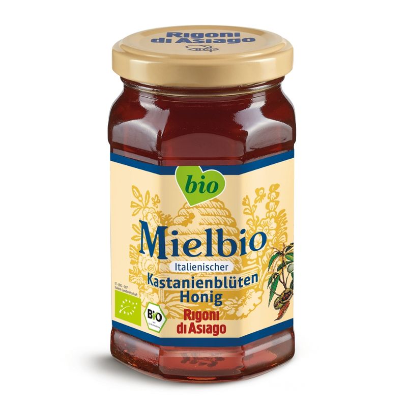 Rigoni di Asiago S.R.L.  Mielbio Bio Kastanienblüten-Honig 300g, bio - Produktbild