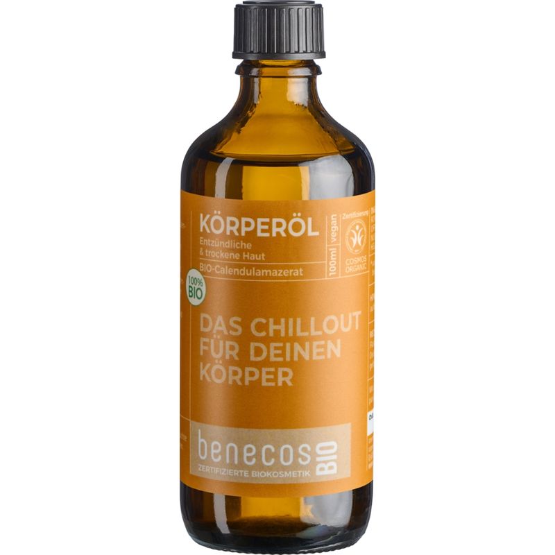 benecos benecosBIO Körperöl Bio-Calendulamazerat - DAS CHILLOUT FÜR DEINEN KÖRPER - Produktbild