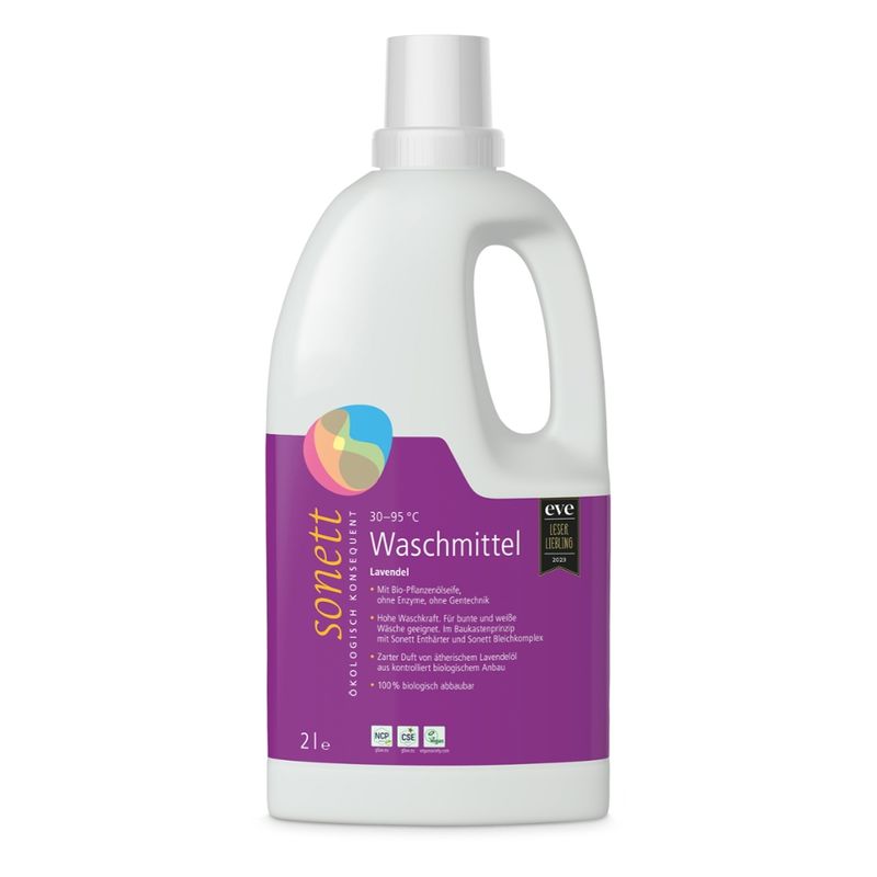SONETT Waschmittel Lavendel 30-95°C - Produktbild