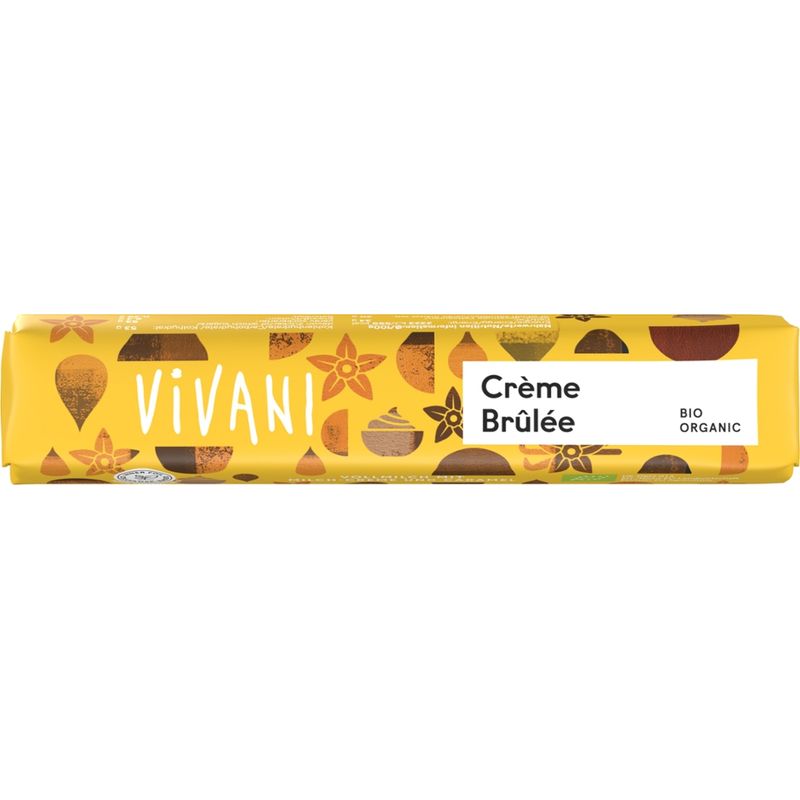 Vivani Crème Brûlée Schokoriegel - Produktbild