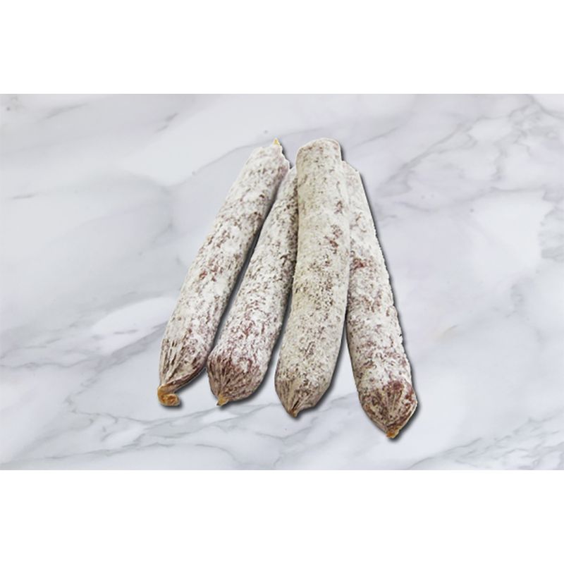 Chiemgauer Naturfleisch Cacciatore-Stangerl (Salami-Stäbchen), 3 Stück 65 g, SB, kbA - Produktbild