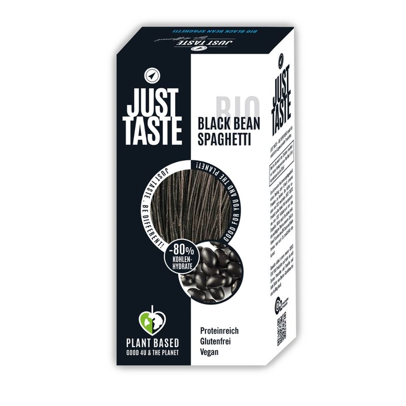 Just Taste Just Taste Bio Black Bean Spaghetti - Produktbild