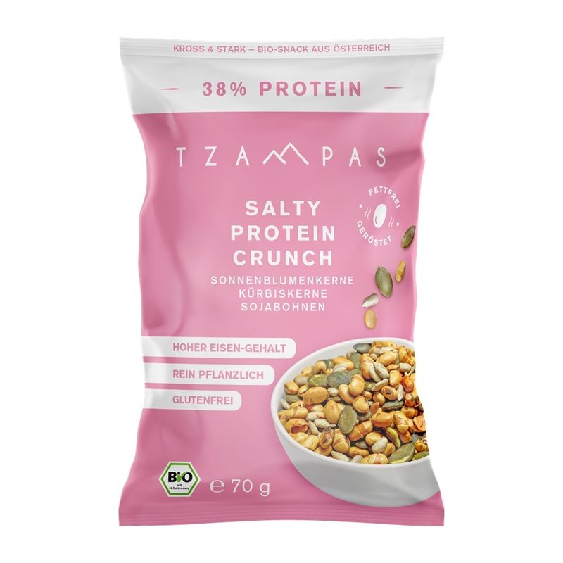 TZAMPAS TZAMPAS Salty Protein Crunch - Meersalz 70g - Produktbild