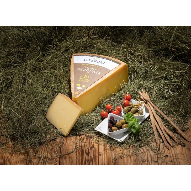 Biokäserei Walchsee  Tiroler Bergkäse g.U., biologisch, aus Walchsee , Zwickel, 10 Monate - Produktbild