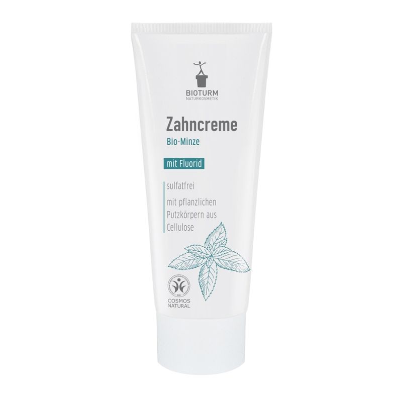BIOTURM BIOTURM Zahncreme Bio-Minze mit Fluorid - Produktbild