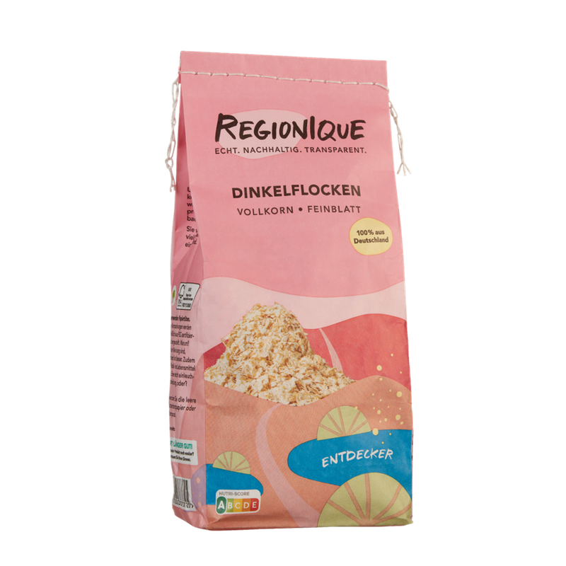 REGIONIQUE ENTDECKER Dinkelflocken, BIO - Produktbild