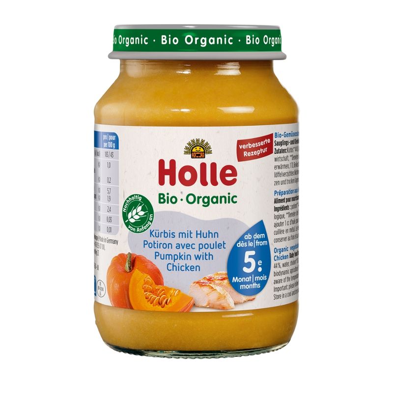 Holle  Kürbis mit Huhn - Produktbild