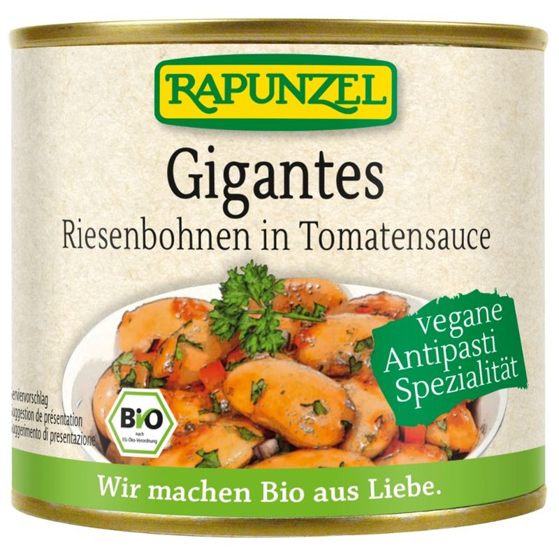 Rapunzel Gigantes Riesenbohnen in Tomatensauce, in der Dose - Produktbild