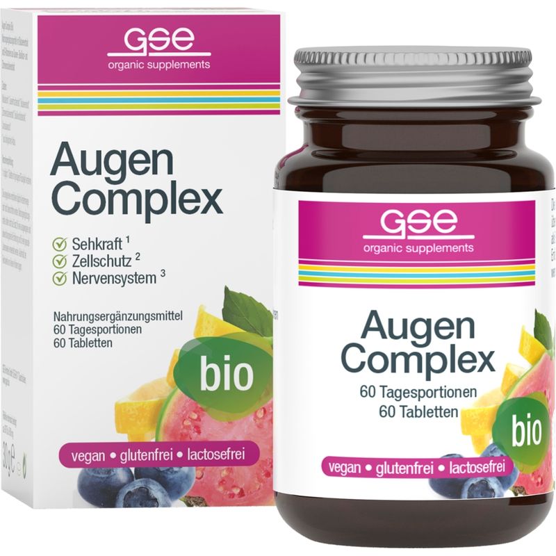 GSE  Augen Complex (Bio), 60 Tabletten à 500mg - Produktbild