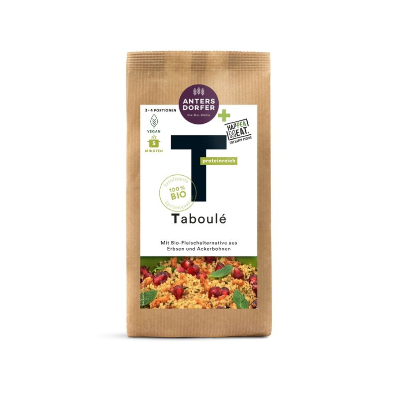 Antersdorfer - Die Bio-Mühle Bio Taboulé mit Bio-Fleischalternative aus Erbsen und Ackerbohnen - Produktbild